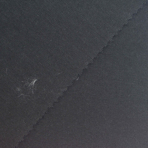 Cotton Polyester Scuba Knit Fabric, 300 gsm, 185 cm — Grey