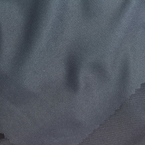 Black Interlock Knit, Polyester