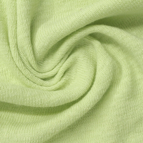 Light Green Rib Knit, Cotton