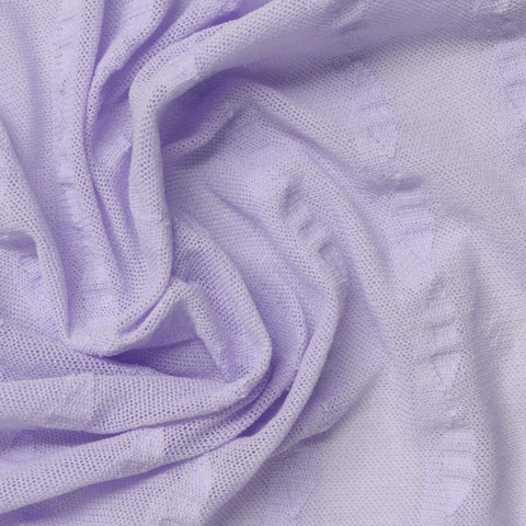 Light Purple Tone-on-Tone Warp Knit, Nylon