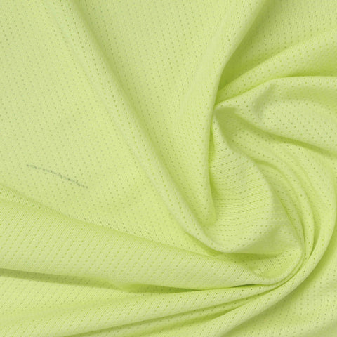 Light Lime Textured Mesh, Polyester