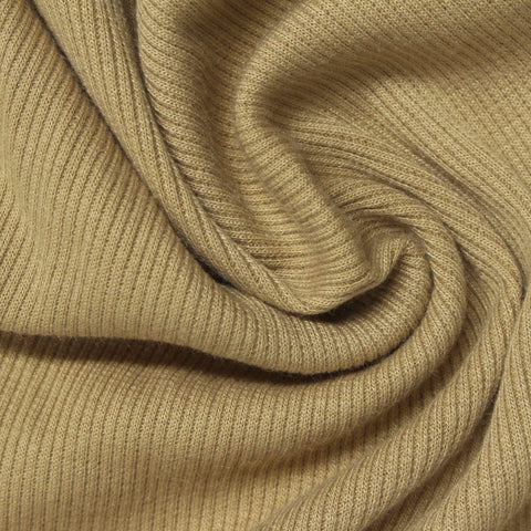 Tan Rib Knit, Polyester
