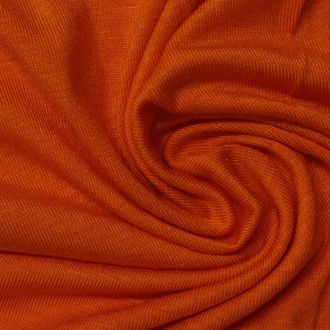 Orange Jersey Knit, Viscose