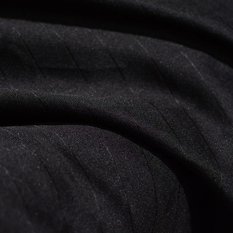 Polyester Stretch Knit Fabric, 190 gsm, 160 cm — Black