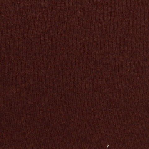 Polyester Viscose Rib Knit Fabric, 190 gsm, 190 cm — Brown