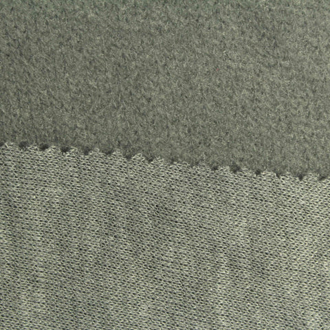 Muted Sage Brushed Rib Knit, Polyester
