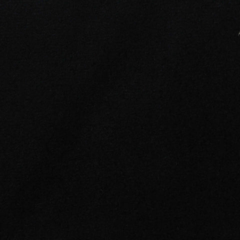 100% Polyester Faux Suede Fabric, 212 gsm, 145 cm — Black
