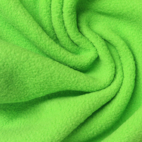 100% Polyester Fleece Fabric, 230 gsm, 155 cm — Green