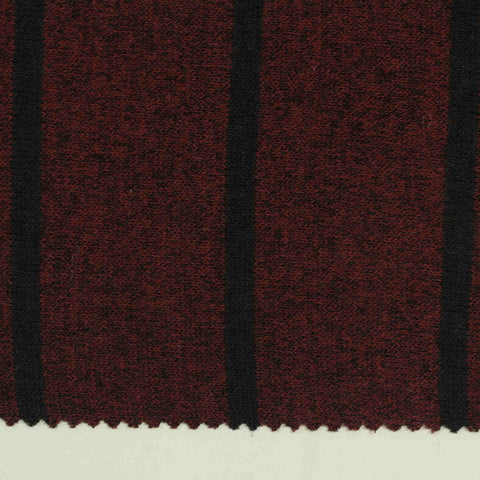 Black Stripes Chunky Knit, Viscose-Poly, 152 gsm, 160 cm, ref EF-205713