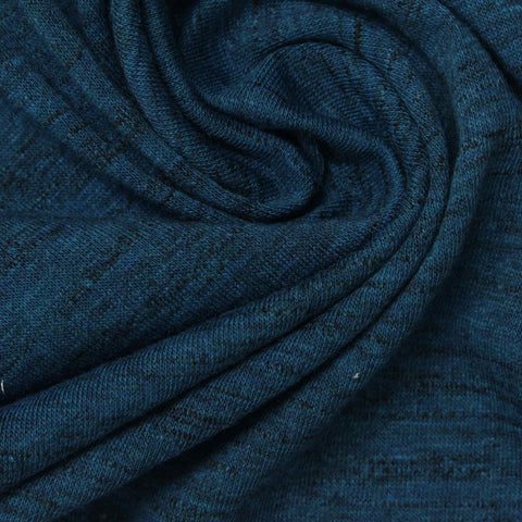 Blue Marl Knit, 145 gsm