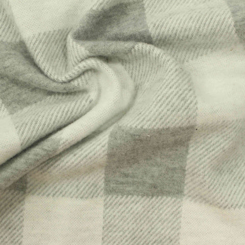 Dark Grey Check Knit, Polyester