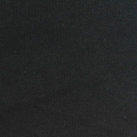 100% Cotton Jersey Knit Fabric, 270 gsm, 170 cm — Black