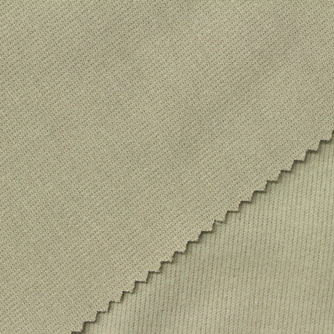 Sage Heather Rib Knit, Poly-Viscose