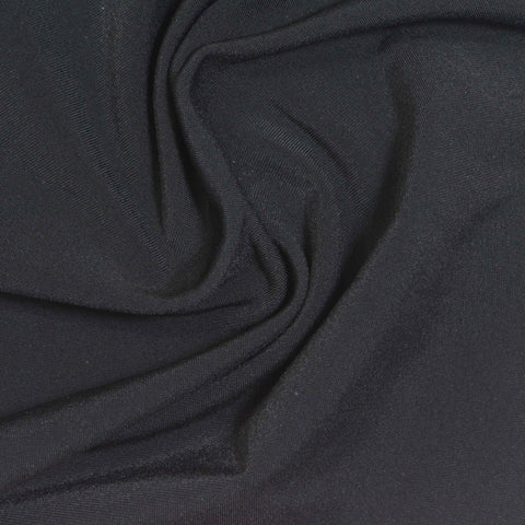 Black Warp Knit, Poly-Spandex