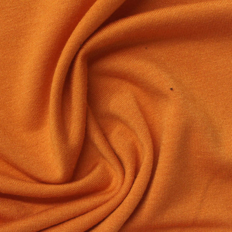 Orange French Terry, Poly-Viscose