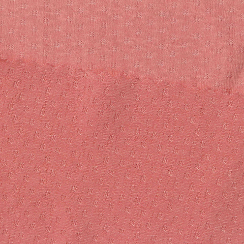 Polyester Stretch Knit Fabric, 140 gsm, 155 cm — Pink