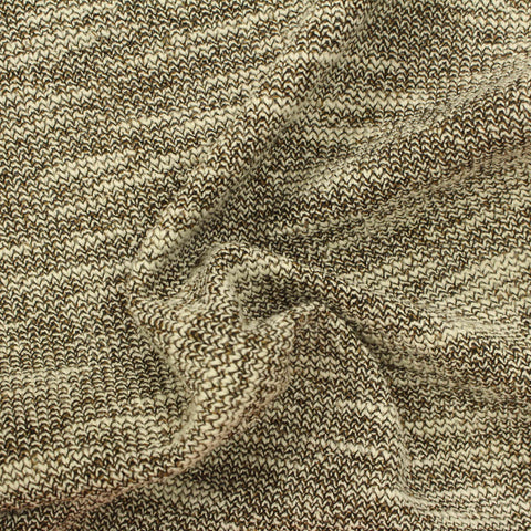 Beige Marl Chunky Knit, Cotton-Poly