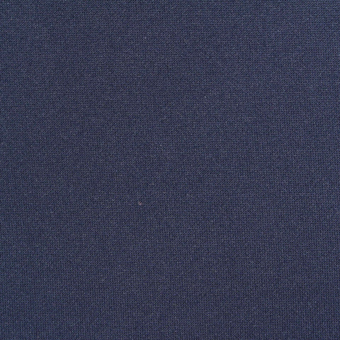 Polyester Viscose Stretch Scuba Knit Fabric, 240 gsm, 156 cm — Navy