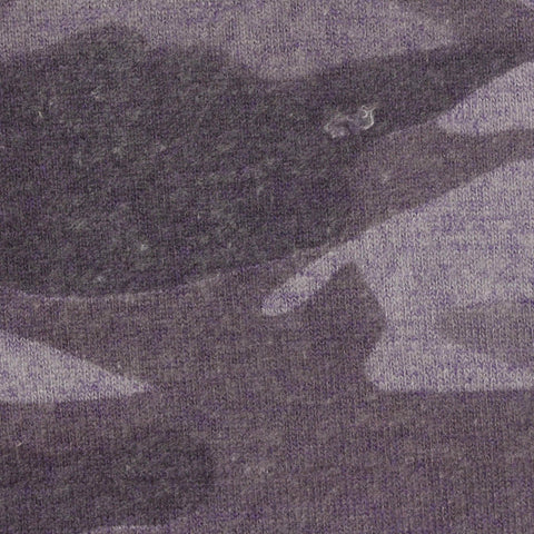Purple Heathered-Marl Chunky Knit, Viscose-Poly, 275 gsm