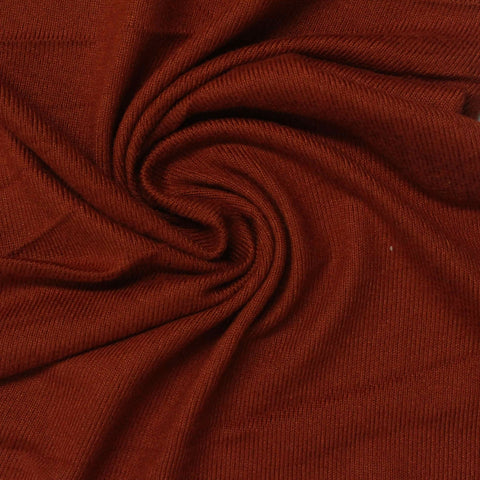 Polyester Stretch Jersey Knit Fabric, 215 gsm, 150 cm — Red