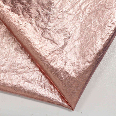 100% Nylon Plissé Fabric, 146 cm — Red