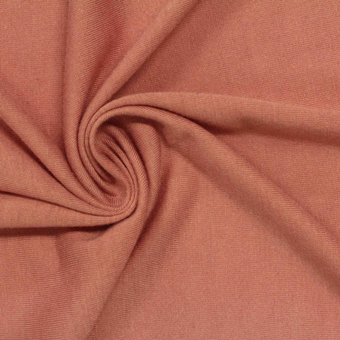 Polyester Viscose Jersey Knit Fabric, 140 gsm, 158 cm — Red