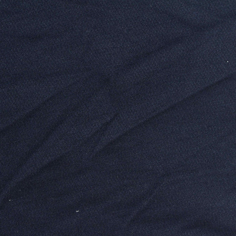 100% Polyester Interlock Knit Fabric, 175 gsm, 180 cm — Navy