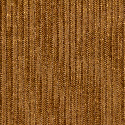 Brown Ribbed Rib Knit, Poly-Viscose