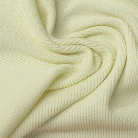 Polyester Stretch Rib Knit Fabric, 280 gsm, 165 cm — Green