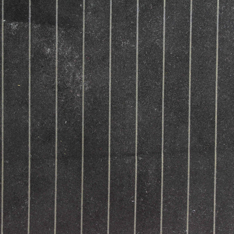 Light Grey Vertical-Stripe Faux Suede, Polyester