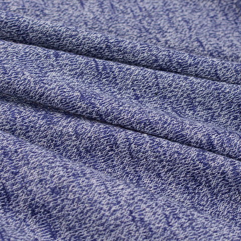 Blue Marl Jersey Knit, Viscose-Poly, 205 gsm, 160 cm, ref EF-10648