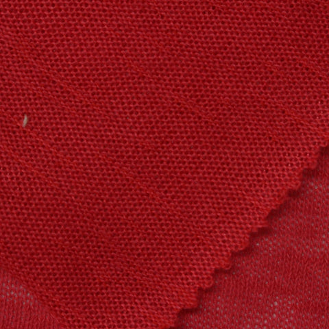 Red Marl Chunky Knit, Polyester, 146 gsm