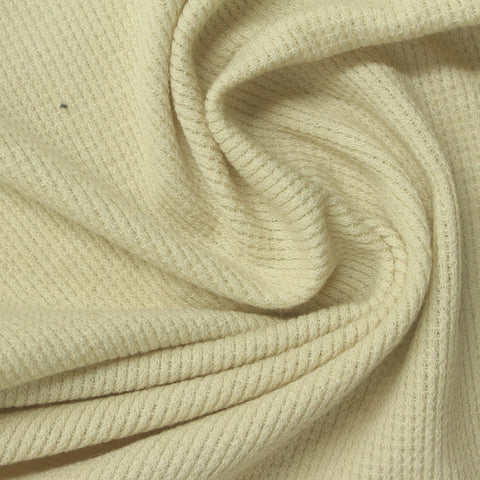 Polyester Cotton Blend Stretch Jersey Knit Fabric, 176 gsm, 130 cm — Khaki