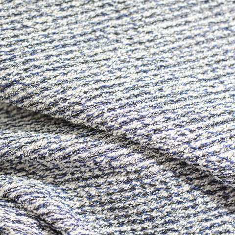 White Marl Chunky Knit, Viscose-Poly, 369 gsm