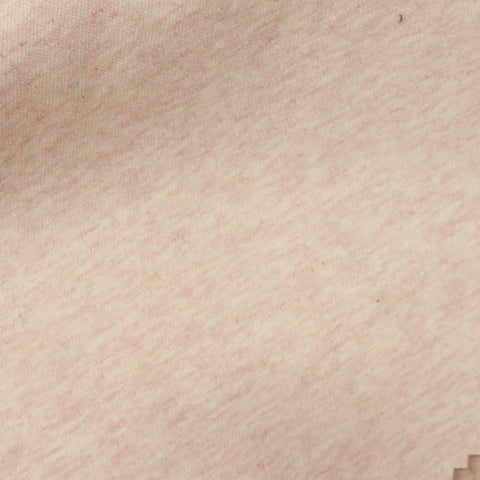Light Pink Heathered-Marl Interlock Knit, Poly-Cotton