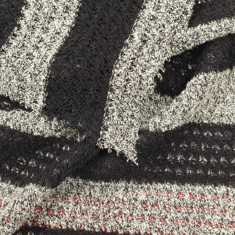Dark Grey Marl Chunky Knit, 200 gsm