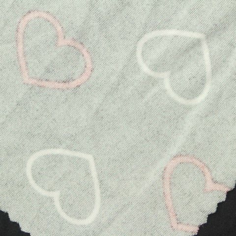 Black Heart Milk Silk Knit, Polyester