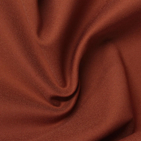 Cotton Nylon Stretch Woven Fabric, 210 gsm, 140 cm — Red