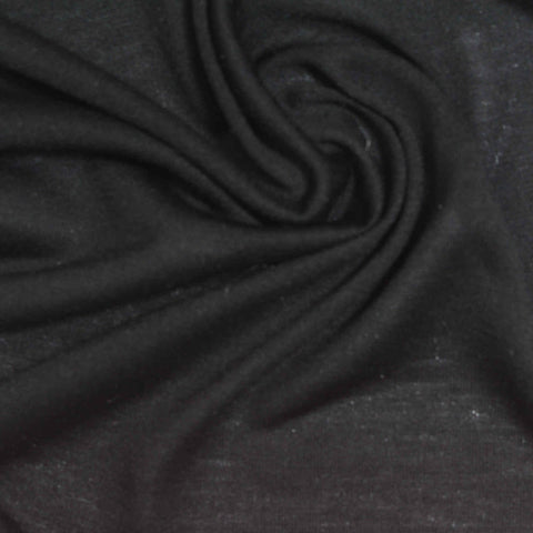 Dark Grey Marl Jersey Knit, Silk