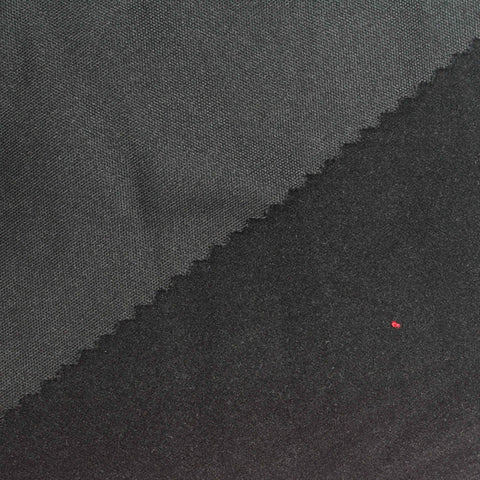 Polyester Stretch Velvet Fabric, 280 gsm, 190 cm — Black