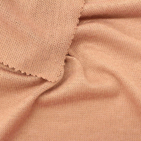 Polyester Viscose Jersey Knit Fabric, 156 gsm — Beige