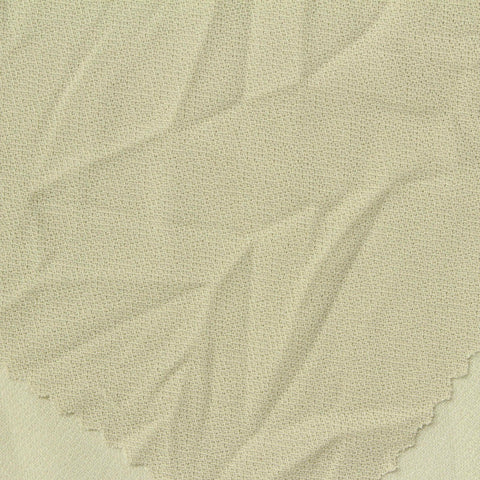 Polyester Stretch Linen-Look Fabric, 120 gsm, 150 cm — Khaki