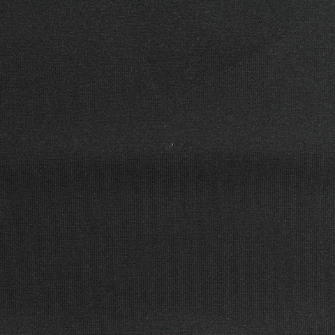 Polyester Stretch Scuba Knit Fabric, 250 gsm, 150 cm — Black