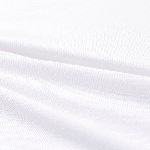 Viscose Stretch Jersey Knit Fabric, 170 gsm, 170 cm — White