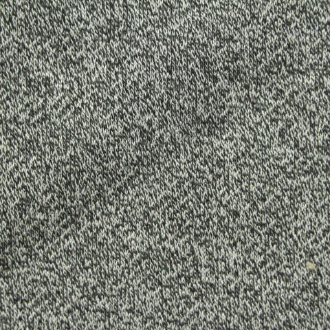 Black Marl Chunky Knit, Poly-Cotton, 280 gsm
