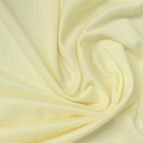 100% Polyester Interlock Knit Fabric, 95 gsm, 165 cm — Yellow