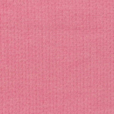 Pink Marl Interlock Knit, Poly-Viscose