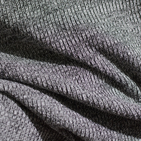 Dark Grey Marl Jacquard, Poly-Viscose, 240 gsm