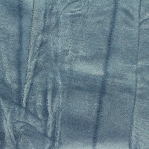 Blue Plush Minky, Polyester