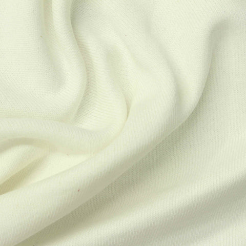 Brushed Cotton Polyester French Terry Fabric, 300 gsm, 170 cm — Beige